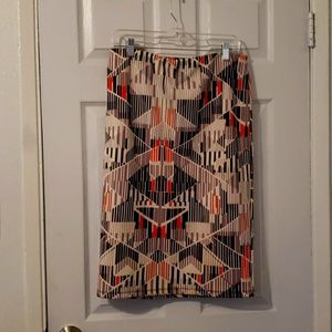Mossimo geometric print skirt